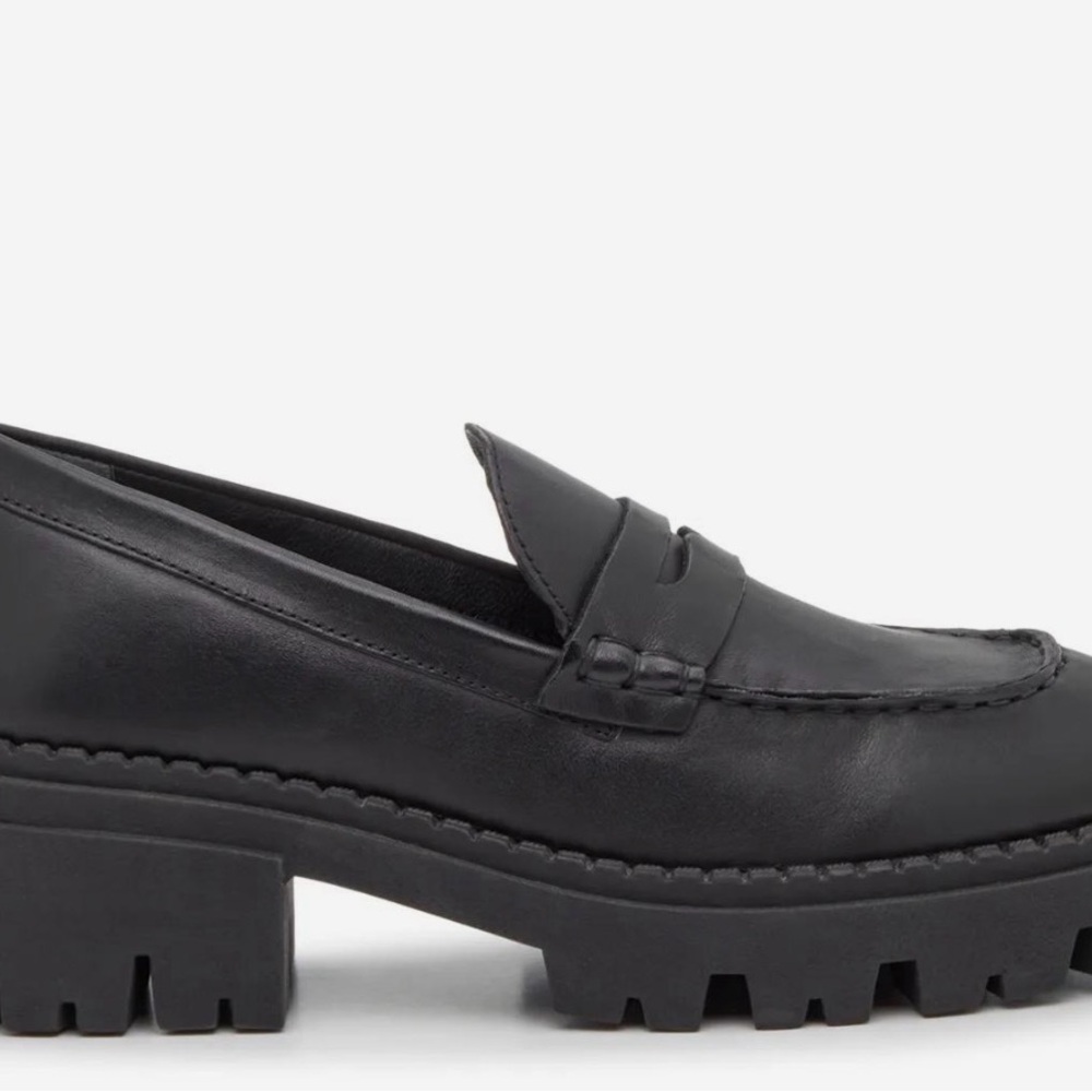 NEW Free People Lyra Lug Sole Loafer- Women's Classic Slip-On - Picture 2 of 9